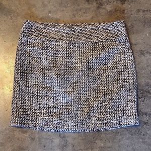 Tweed mini skirt